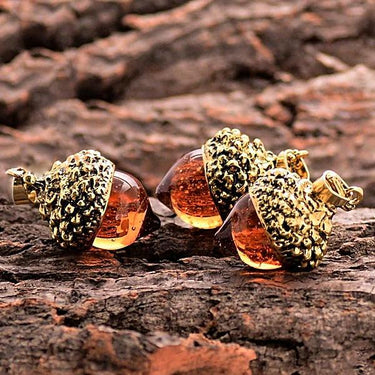 Acorn Water Drop Pendant Necklace-Your Soul Place